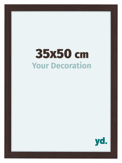 Como MDF Photo Frame 35x50cm Oak Dark Front Size | Yourdecoration.co.uk