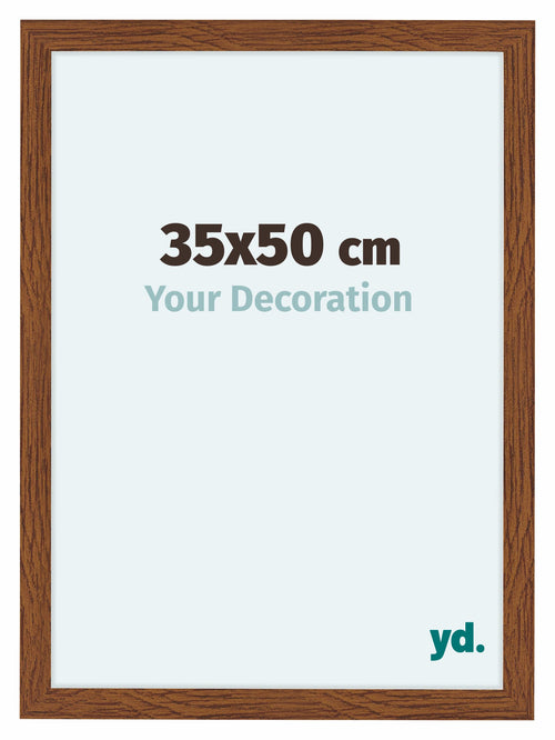 Como MDF Photo Frame 35x50cm Oak Rustic Front Size | Yourdecoration.co.uk