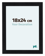 Como MDF Photo Frame 36x48cm Black Matte Front Size | Yourdecoration.co.uk