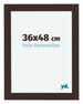 Como MDF Photo Frame 36x48cm Oak Dark Front Size | Yourdecoration.co.uk