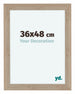 Como MDF Photo Frame 36x48cm Oak Light Front Size | Yourdecoration.co.uk