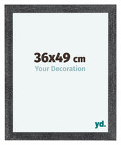 Como MDF Photo Frame 36x49cm Gray Swept Front Size | Yourdecoration.co.uk