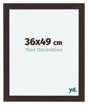 Como MDF Photo Frame 36x49cm Oak Dark Front Size | Yourdecoration.co.uk