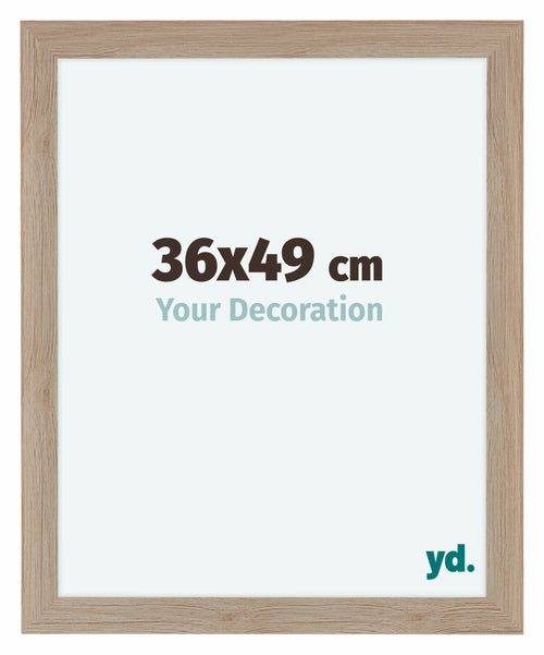 Como MDF Photo Frame 36x49cm Oak Light Front Size | Yourdecoration.co.uk