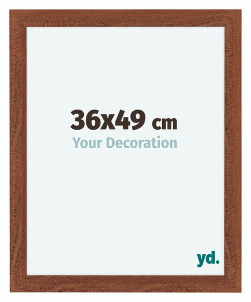 Como MDF Photo Frame 36x49cm Walnut Front Size | Yourdecoration.co.uk