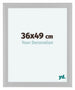 Como MDF Photo Frame 36x49cm White High Gloss Front Size | Yourdecoration.co.uk