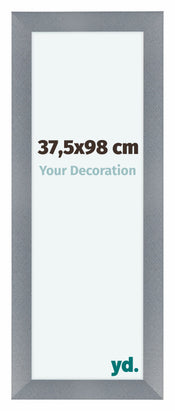 Como MDF Photo Frame 37 5x98cm Aluminum Brushed Front Size | Yourdecoration.co.uk