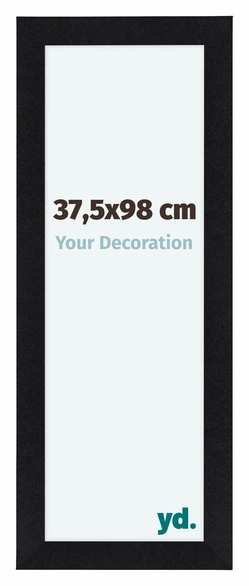 Como MDF Photo Frame 37 5x98cm Black Matte Front Size | Yourdecoration.co.uk