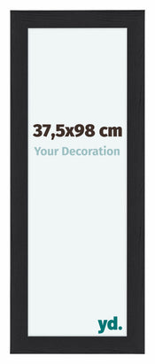 Como MDF Photo Frame 37 5x98cm Black Woodgrain Front Size | Yourdecoration.co.uk