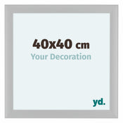 Como MDF Photo Frame 40x40cm White Matte Front Size | Yourdecoration.co.uk