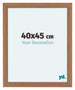 Como MDF Photo Frame 40x45cm Walnut Light Front Size | Yourdecoration.co.uk