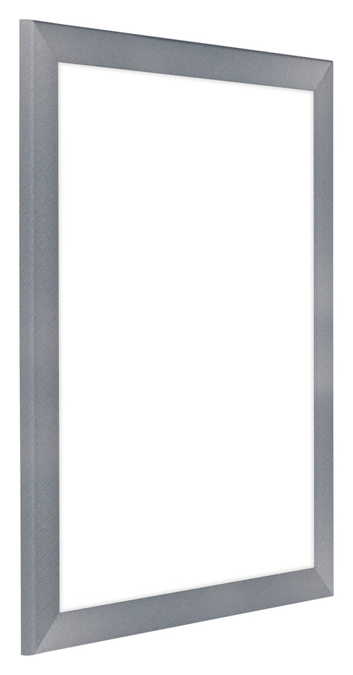 Como MDF Photo Frame 40x50cm Aluminium Brushed Front Oblique | Yourdecoration.co.uk