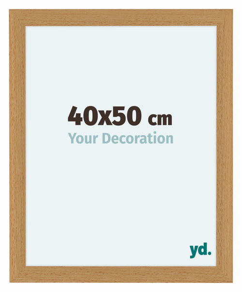 Como MDF Photo Frame 40x50cm Beech Front Size | Yourdecoration.co.uk