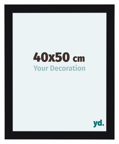 Como MDF Photo Frame 40x50cm Black High Gloss Front Size | Yourdecoration.co.uk