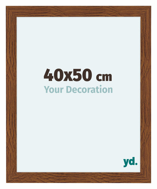 Como MDF Photo Frame 40x50cm Oak Rustic Front Size | Yourdecoration.co.uk