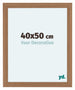 Como MDF Photo Frame 40x50cm Walnut Light Front Size | Yourdecoration.co.uk