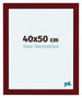 Como MDF Photo Frame 40x50cm Wine Red Swept Front Size | Yourdecoration.co.uk