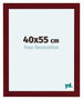 Como MDF Photo Frame 40x55cm Wine Red Swept Front Size | Yourdecoration.co.uk