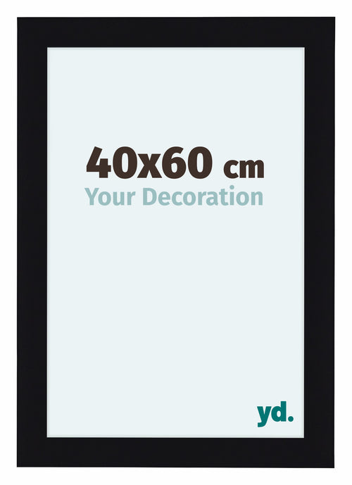 Como MDF Photo Frame 40x60cm Black High Gloss Front Size | Yourdecoration.co.uk