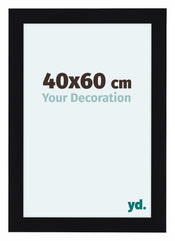 Como MDF Photo Frame 40x60cm Black High Gloss Front Size | Yourdecoration.co.uk