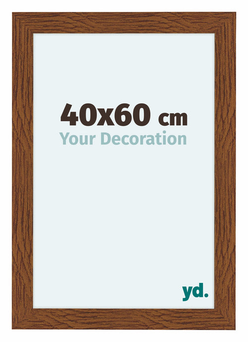 Como MDF Photo Frame 40x60cm Oak Rustic Front Size | Yourdecoration.co.uk