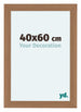 Como MDF Photo Frame 40x60cm Walnut Light Front Size | Yourdecoration.co.uk