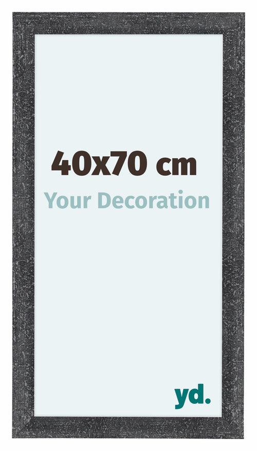 Como MDF Photo Frame 40x70cm Gray Swept Front Size | Yourdecoration.co.uk