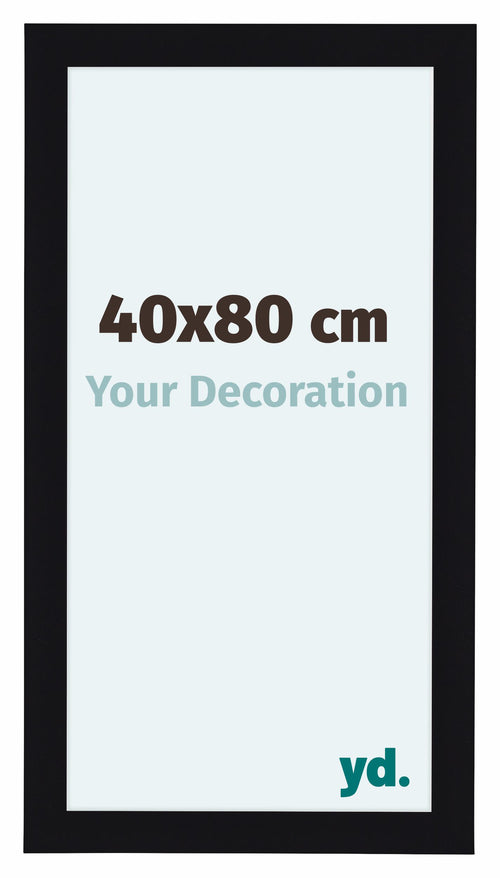 Como MDF Photo Frame 40x80cm Black High Gloss Front Size | Yourdecoration.co.uk