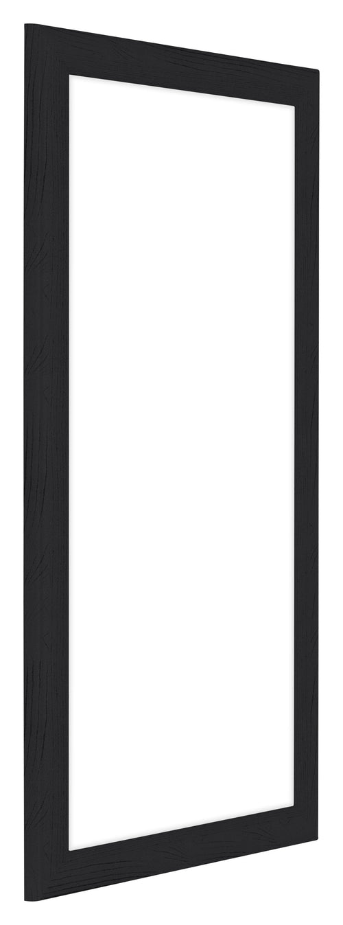 Como MDF Photo Frame 40x80cm Black Woodgrain Front Oblique | Yourdecoration.co.uk