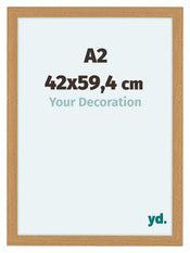 Como MDF Photo Frame 42x59 4cm A2 Beech Front Size | Yourdecoration.co.uk