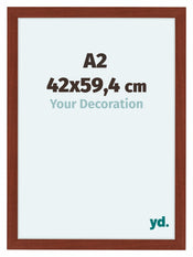 Como MDF Photo Frame 42x59 4cm A2 Cherry Front Size | Yourdecoration.co.uk