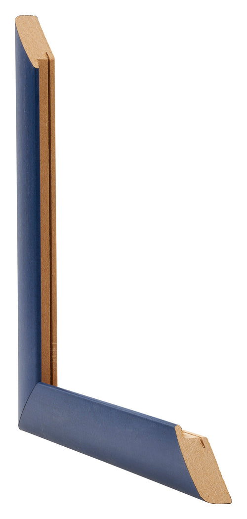 Como MDF Photo Frame 42x59 4cm A2 Dark Blue Swept Intersection | Yourdecoration.co.uk