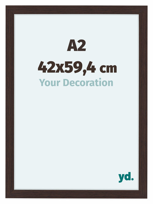 Como MDF Photo Frame 42x59 4cm A2 Oak Dark Front Size | Yourdecoration.co.uk