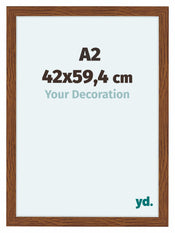 Como MDF Photo Frame 42x59 4cm A2 Oak Rustic Front Size | Yourdecoration.co.uk