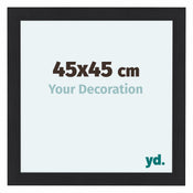 Como MDF Photo Frame 45x45cm Black Woodgrain Front Size | Yourdecoration.co.uk