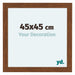 Como MDF Photo Frame 45x45cm Oak Rustic Front Size | Yourdecoration.co.uk