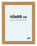 Como MDF Photo Frame 45x60cm Beech Front Size | Yourdecoration.co.uk