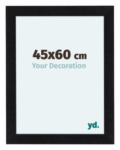 Como MDF Photo Frame 45x60cm Black Matte Front Size | Yourdecoration.co.uk