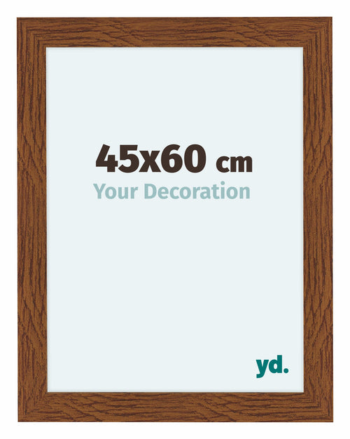 Como MDF Photo Frame 45x60cm Oak Rustic Front Size | Yourdecoration.co.uk