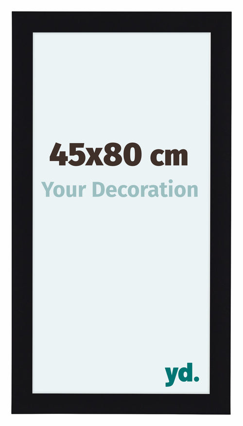 Como MDF Photo Frame 45x80cm Black High Gloss Front Size | Yourdecoration.co.uk