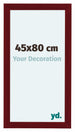 Como MDF Photo Frame 45x80cm Wine Red Swept Front Size | Yourdecoration.co.uk