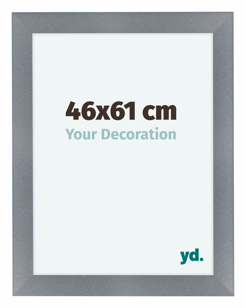 Como MDF Photo Frame 46x61cm Aluminium Brushed Front Size | Yourdecoration.co.uk