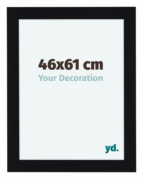 Como MDF Photo Frame 46x61cm Black High Gloss Front Size | Yourdecoration.co.uk