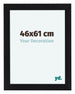 Como MDF Photo Frame 46x61cm Black Matte Front Size | Yourdecoration.co.uk