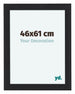 Como MDF Photo Frame 46x61cm Black Woodgrain Front Size | Yourdecoration.co.uk