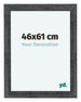 Como MDF Photo Frame 46x61cm Gray Swept Front Size | Yourdecoration.co.uk