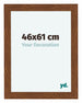 Como MDF Photo Frame 46x61cm Oak Rustic Front Size | Yourdecoration.co.uk