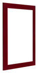 Como MDF Photo Frame 46x61cm Wine Red Swept Front Oblique | Yourdecoration.co.uk