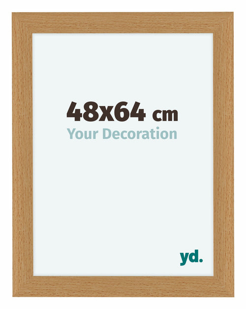 Como MDF Photo Frame 48x64cm Beech Front Size | Yourdecoration.co.uk