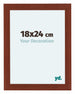 Como MDF Photo Frame 48x64cm Cherry Front Size | Yourdecoration.co.uk